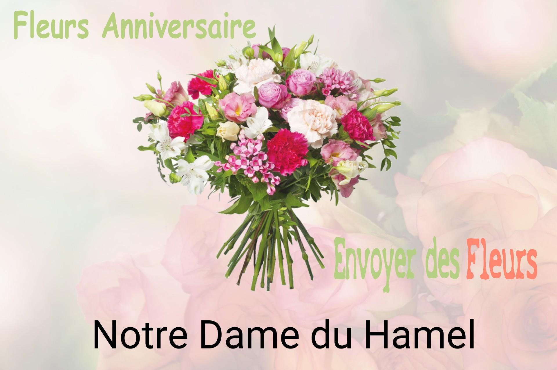 Bouquet de fleurs d’anniversaire livré à Notre-Dame-du-Hamel