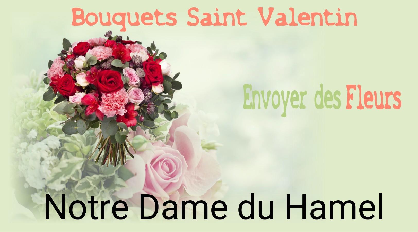 Roses de Saint-Valentin livrées à Notre-Dame-du-Hamel